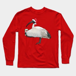 Bogan Bird Xmas Long Sleeve T-Shirt